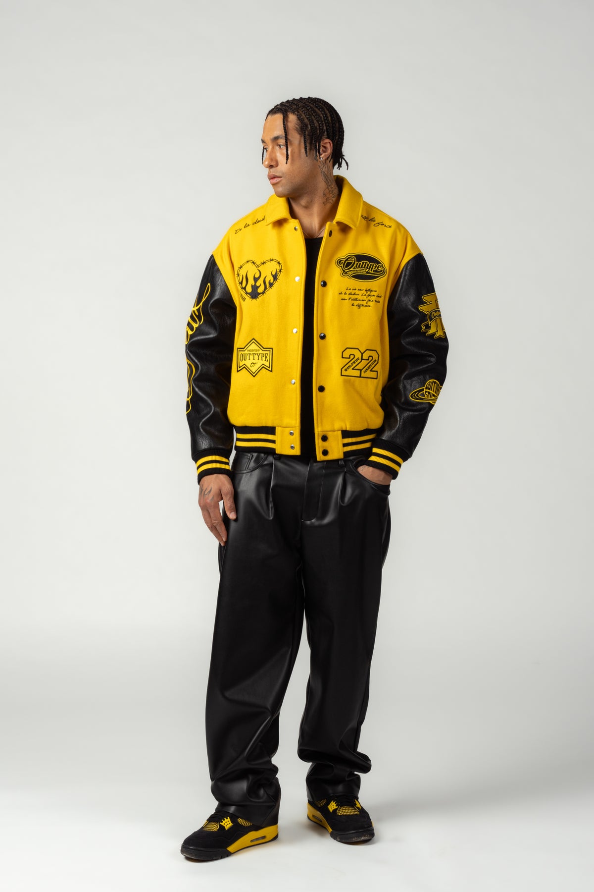 Heavy "De la Douleur" Varsity Jacket