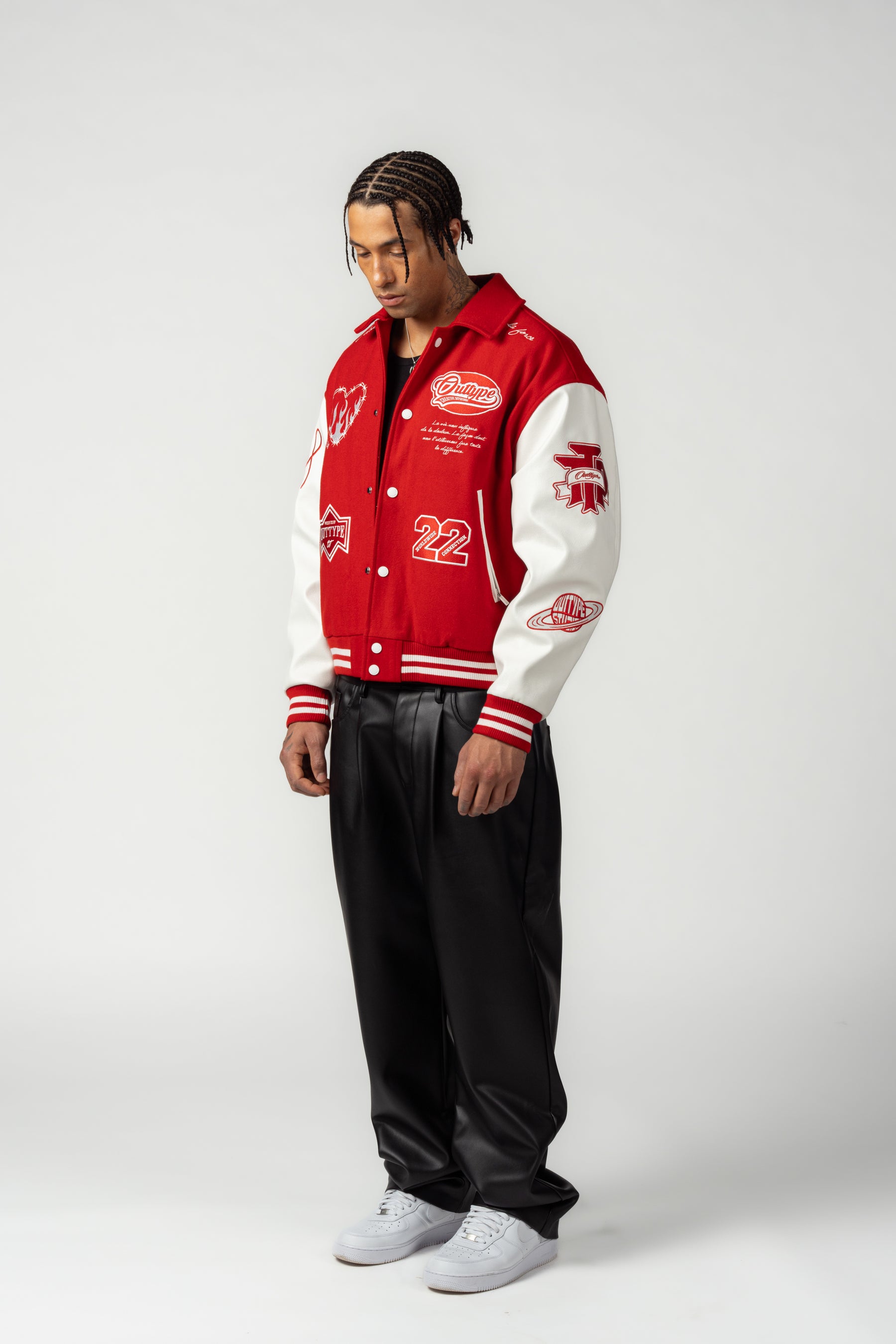 Heavy "De la Douleur" Varsity Jacket