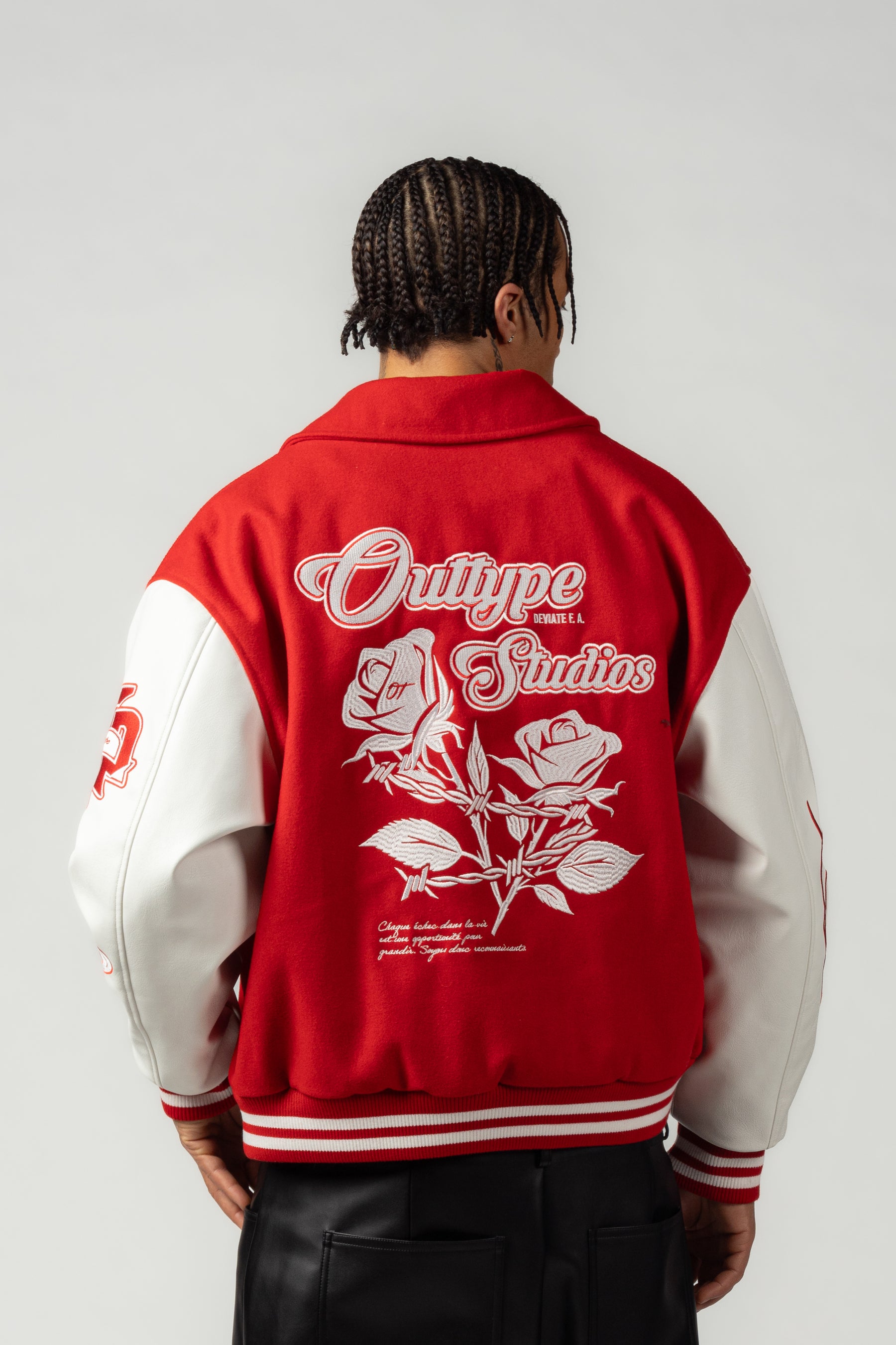Heavy "De la Douleur" Varsity Jacket