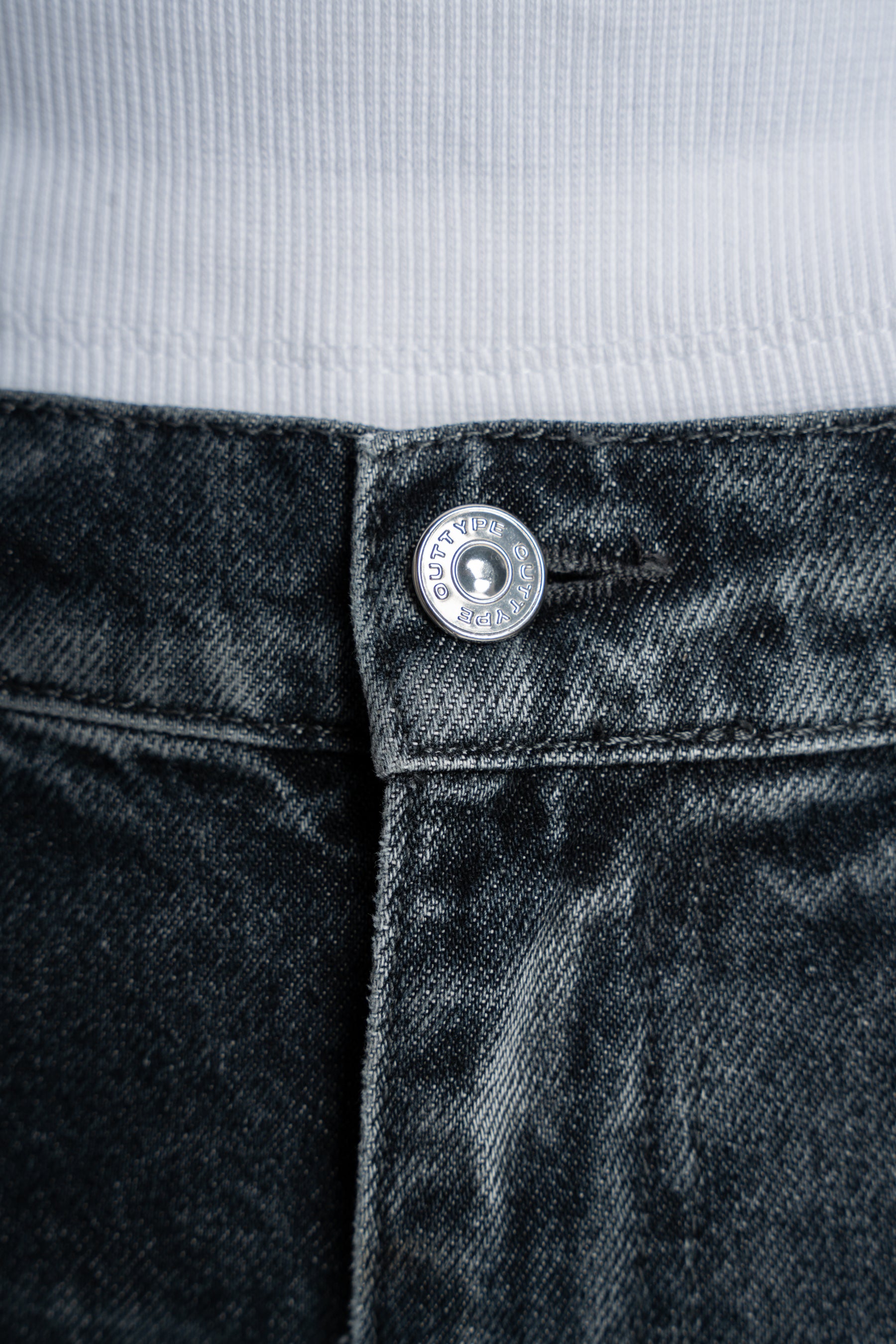 Washed Blue Rivet Denim