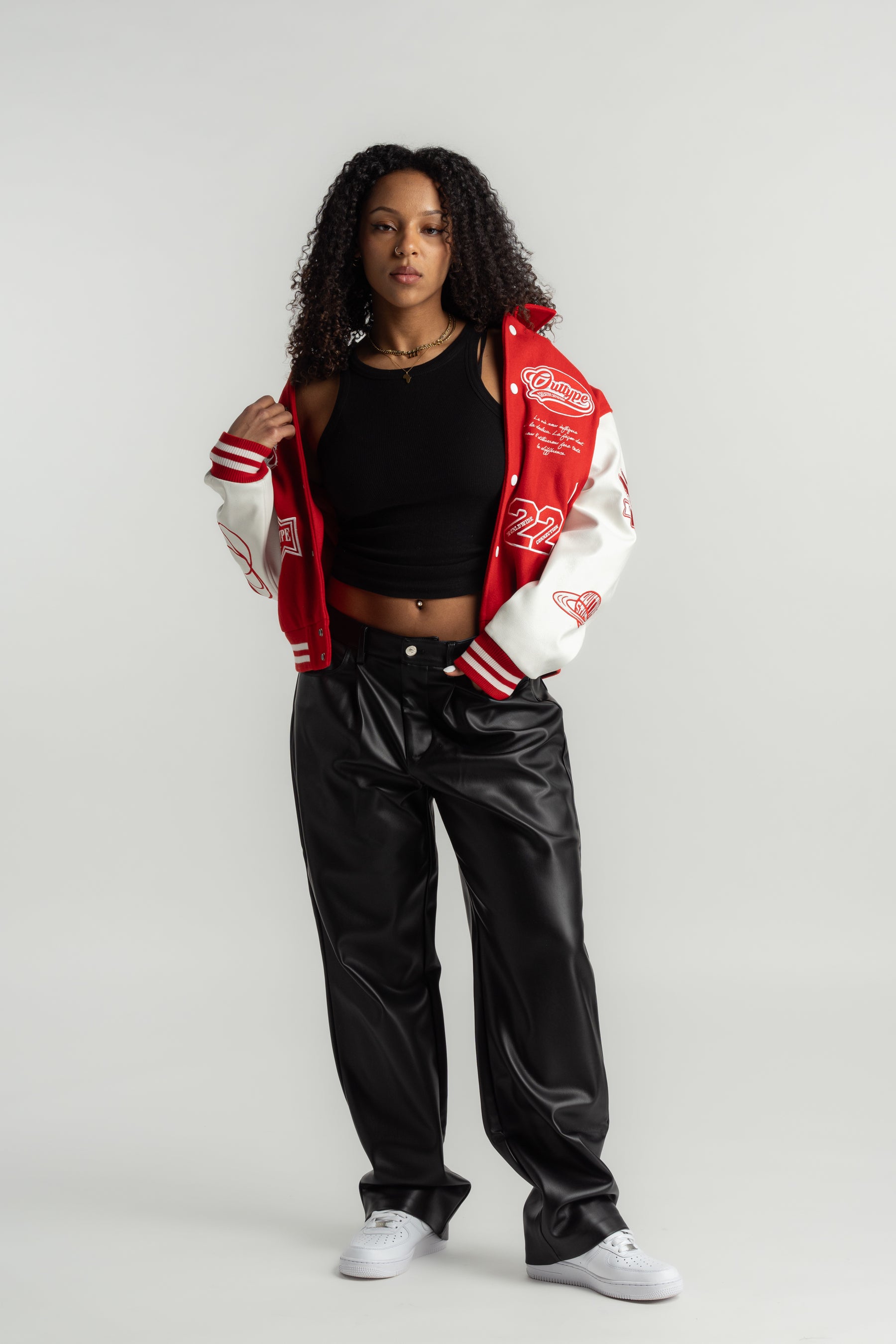 Heavy "De la Douleur" Varsity Jacket