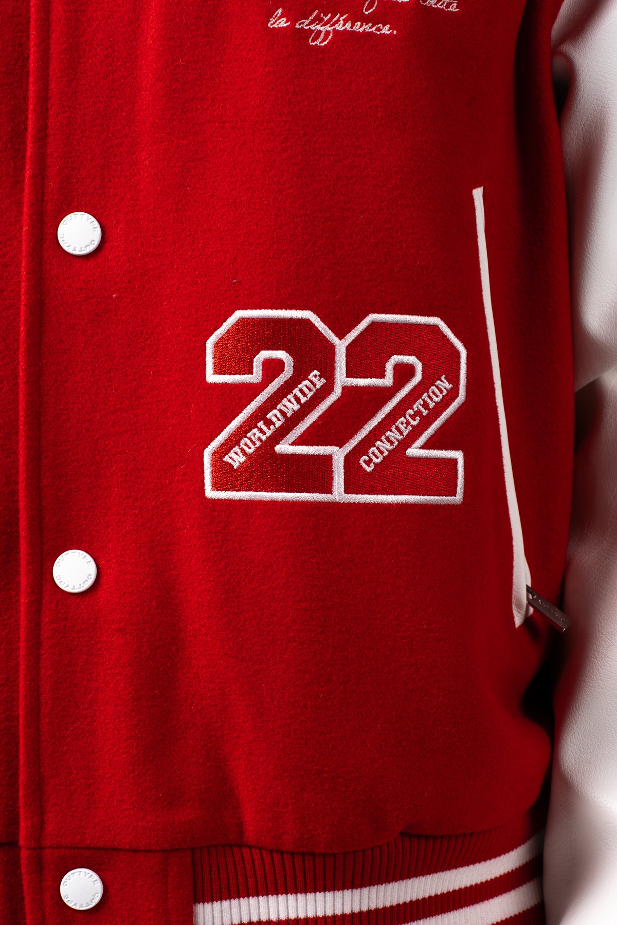 Heavy "De la Douleur" Varsity Jacket
