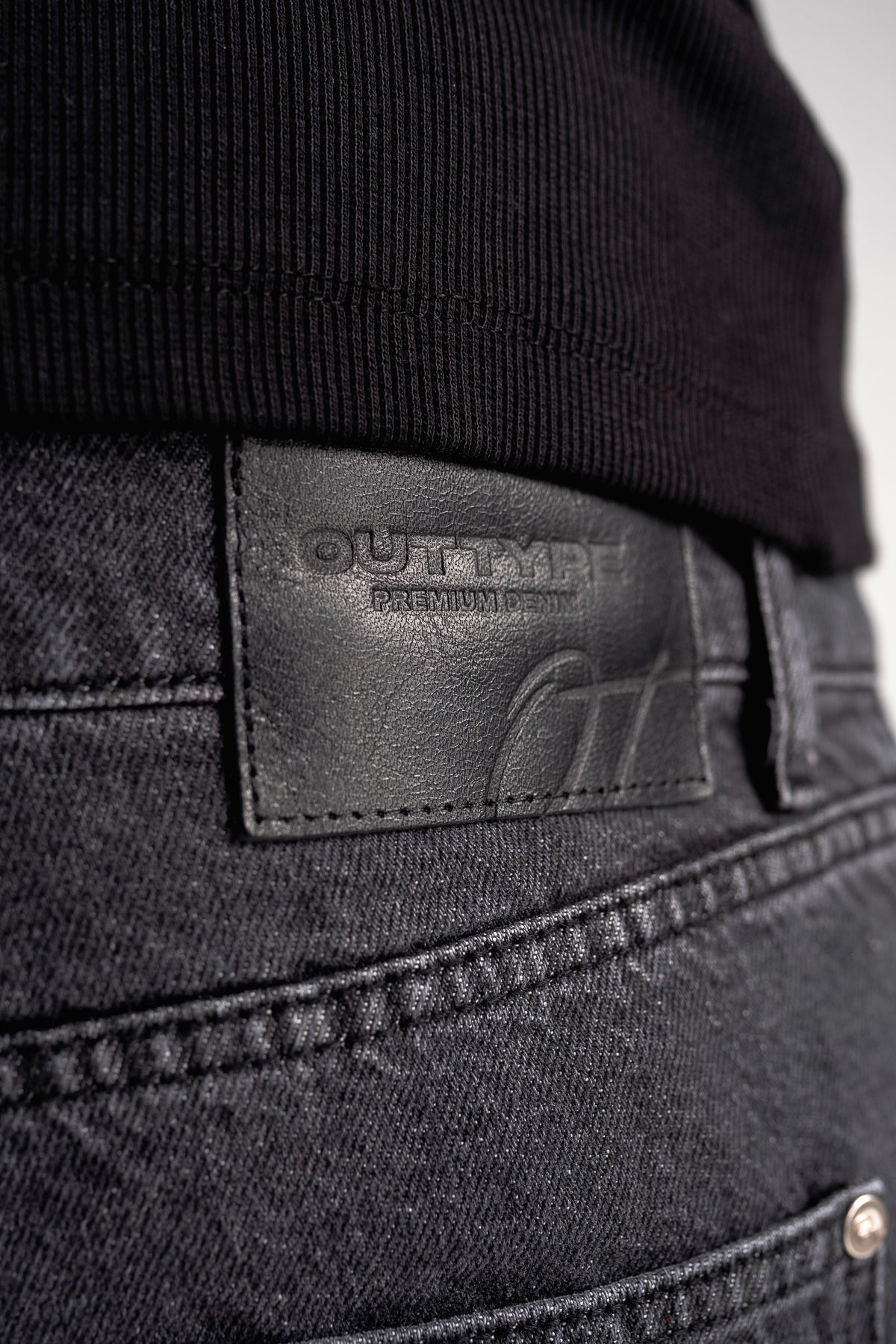 Washed Pleat Denim