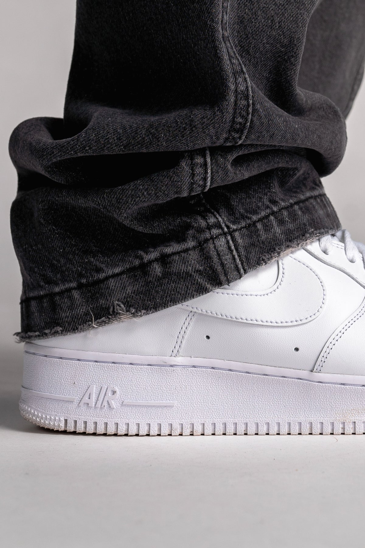 Washed Pleat Denim