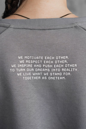 WOMEN SPORTS CROP SWEATER