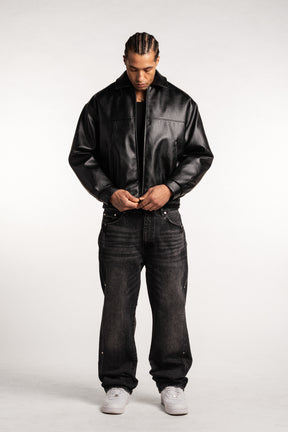 SIGNATURE LEATHER JACKET
