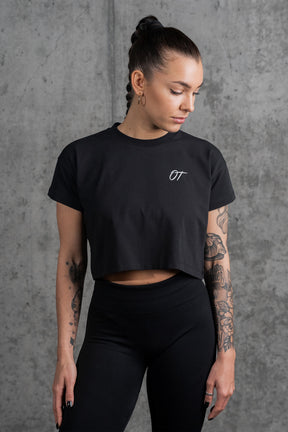 WOMEN SPORTS CROP TEE