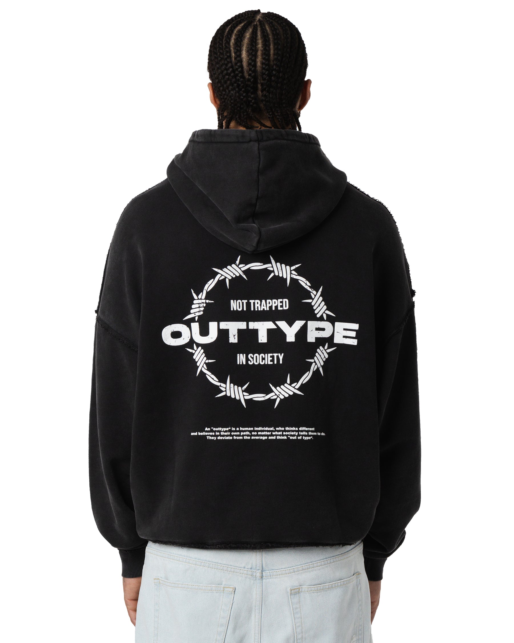 HEAVY "NOT TRAPPED" HOODIE