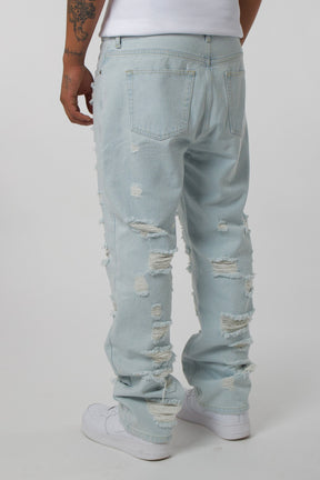 Full Distressed Denim