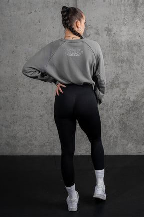WOMEN SPORTS CROP SWEATER