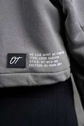 WOMEN SPORTS CROP SWEATER