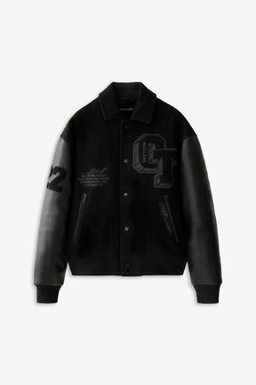 Heavy All Black Varsity Jacket