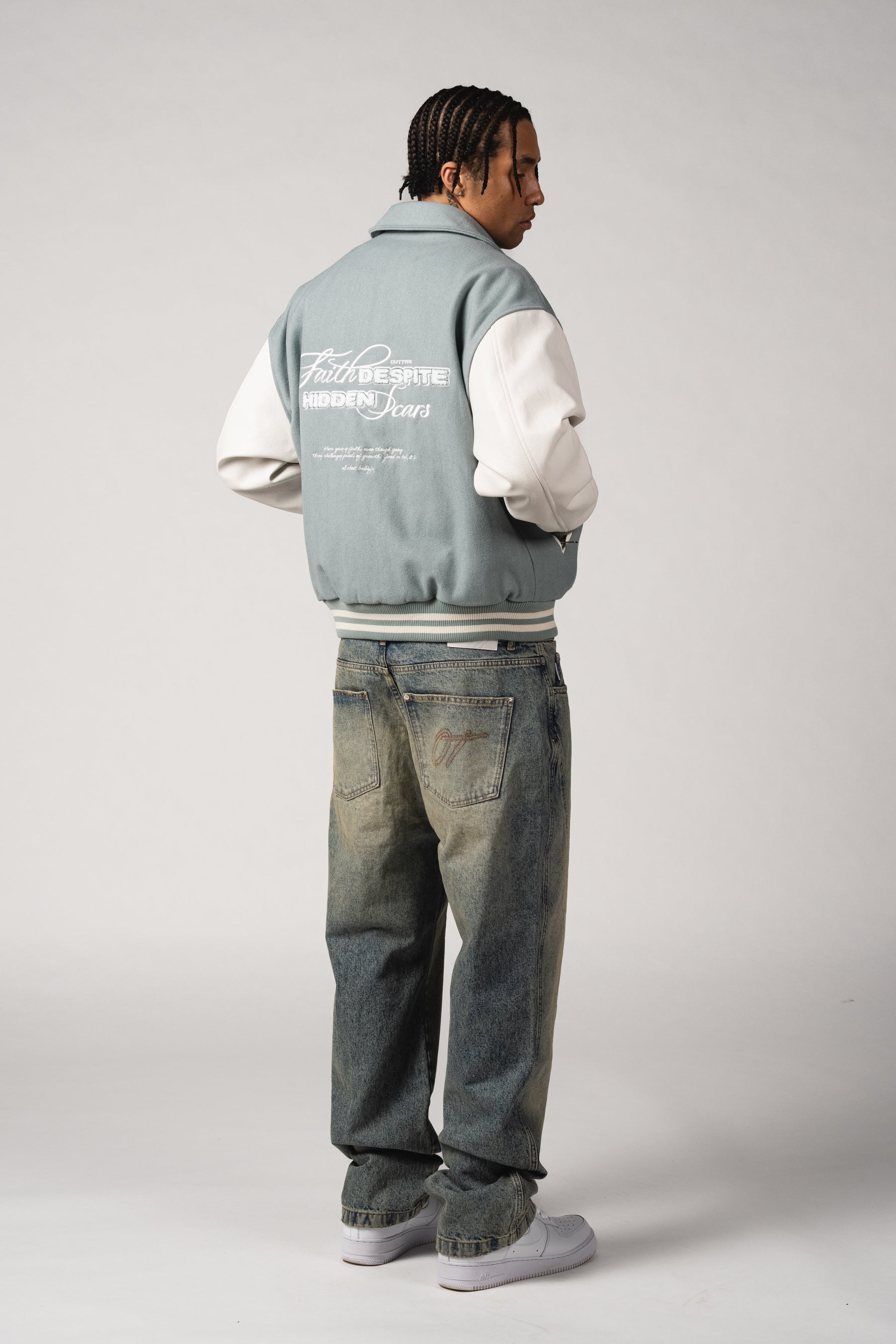"Faith & Scars" Varsity Jacket