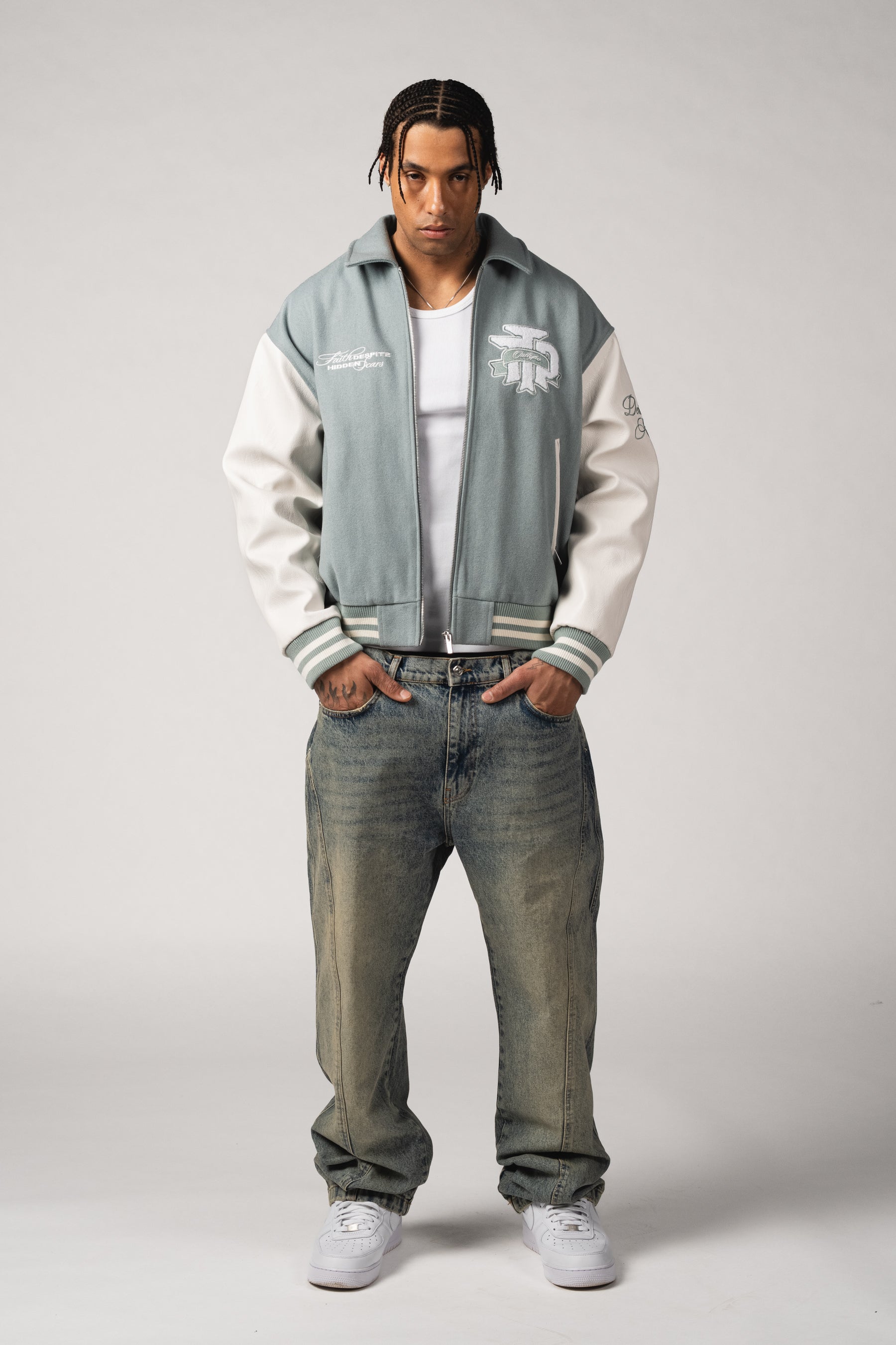 "Faith & Scars" Varsity Jacket