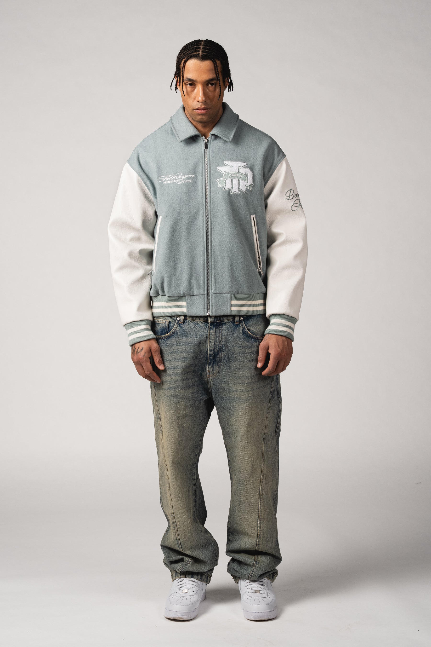 "Faith & Scars" Varsity Jacket