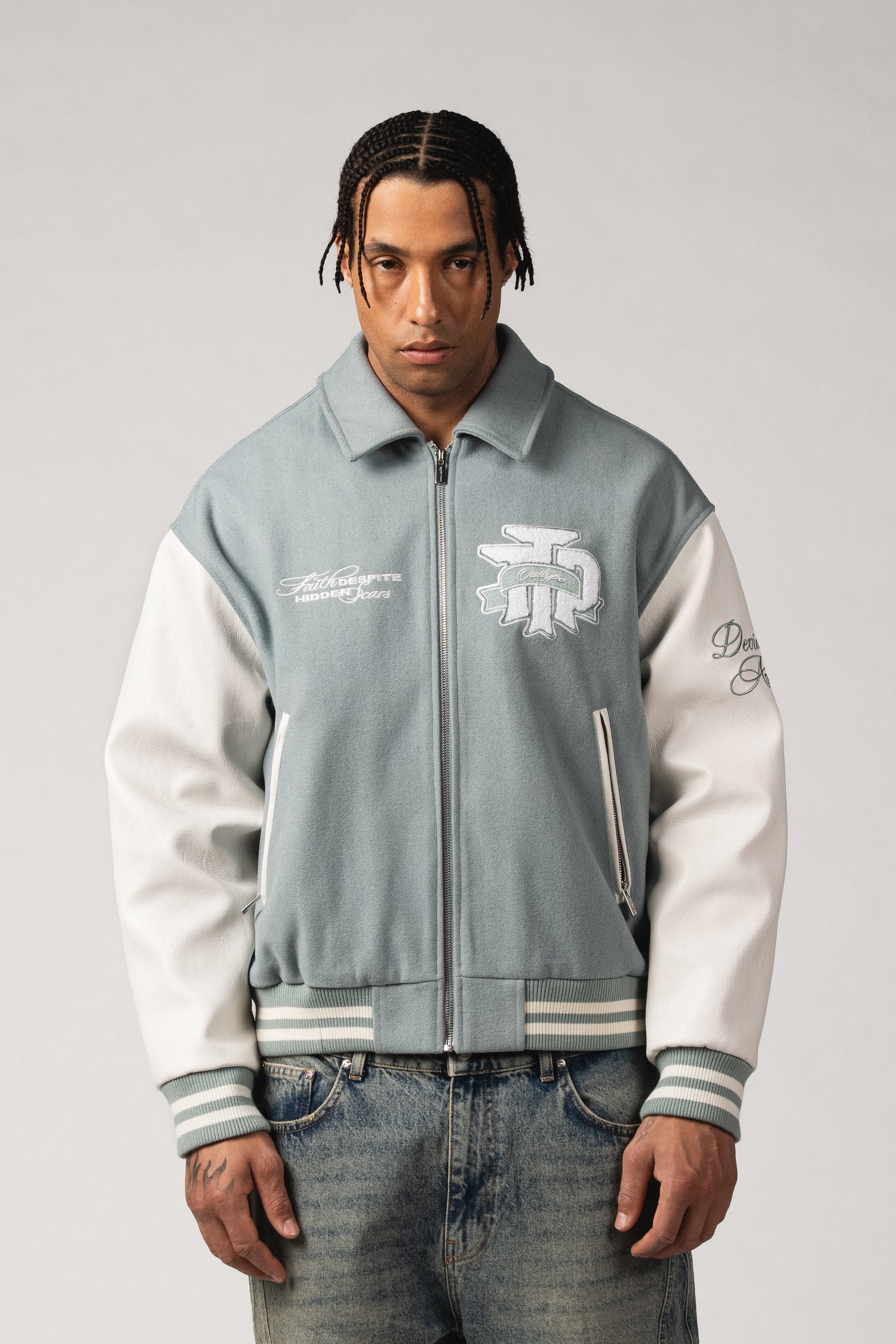 "Faith & Scars" Varsity Jacket