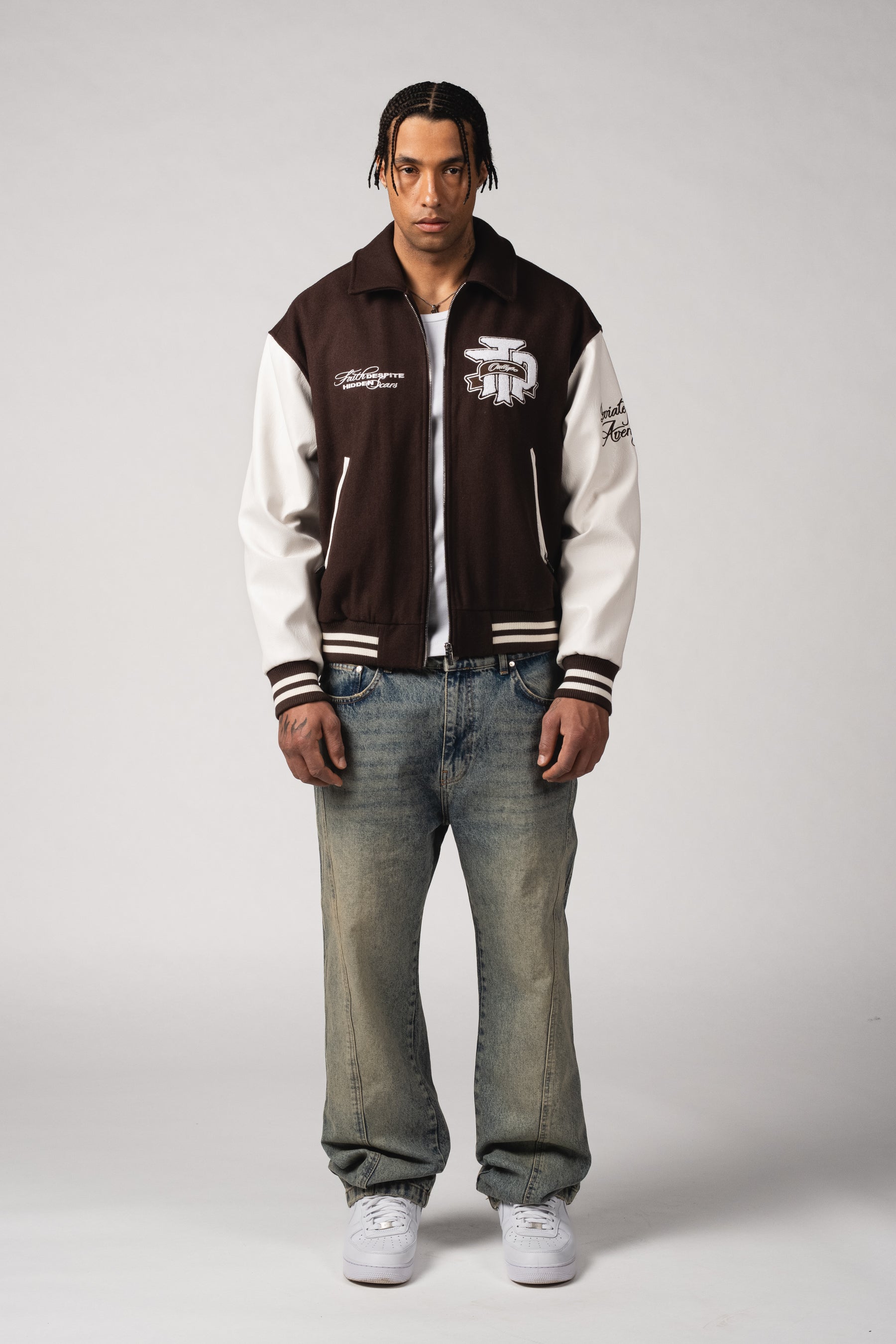 "Faith & Scars" Varsity Jacket