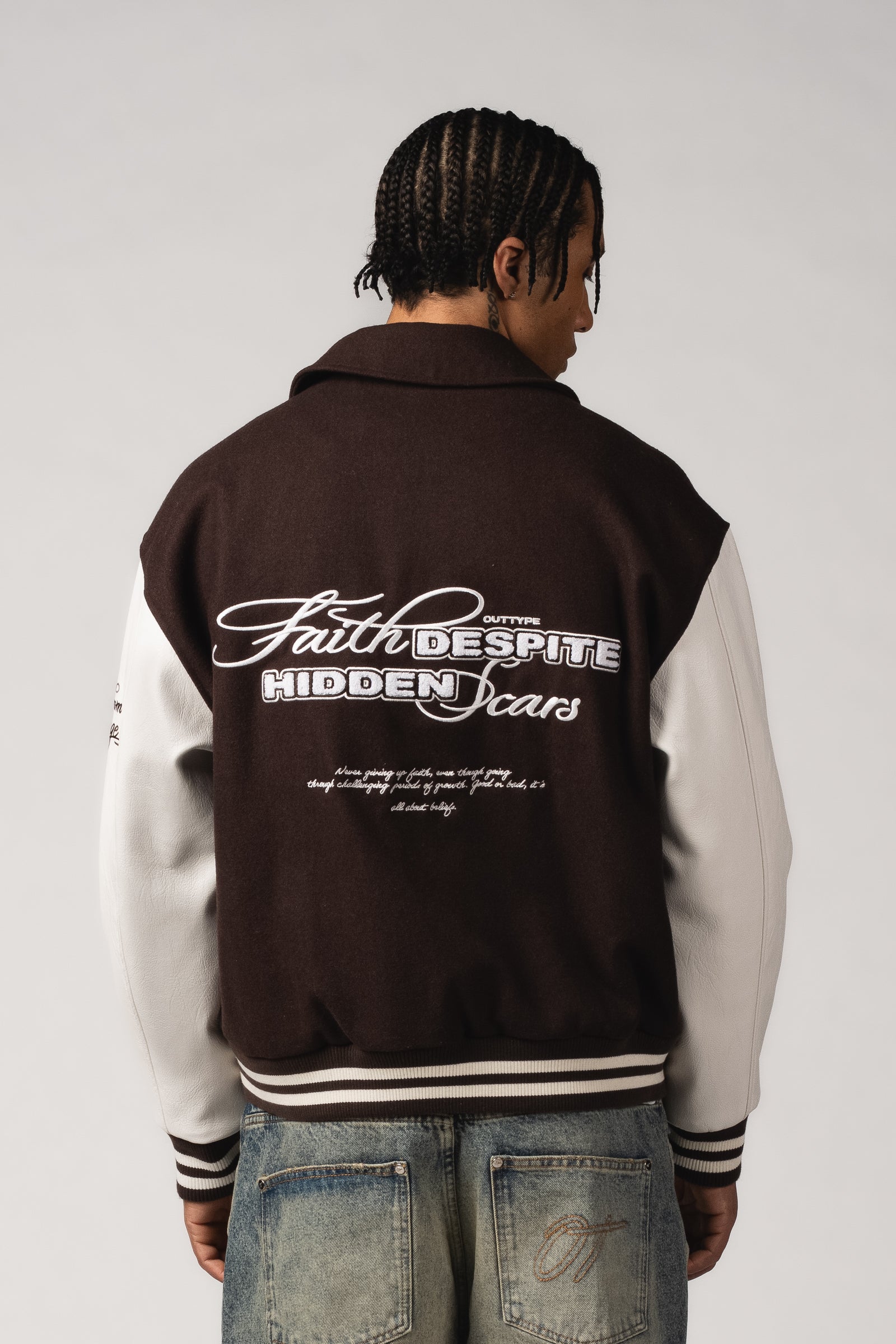"Faith & Scars" Varsity Jacket