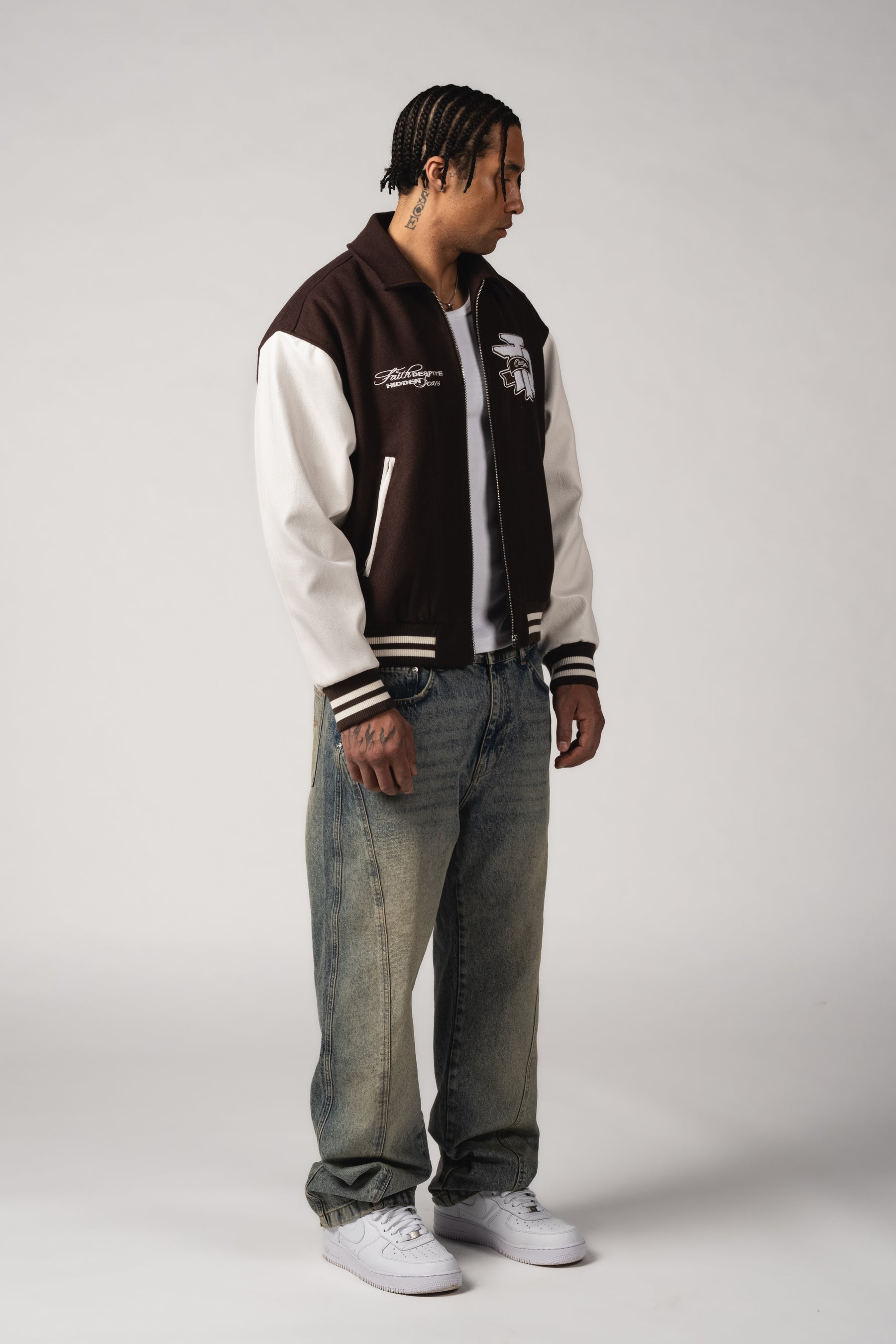 "Faith & Scars" Varsity Jacket