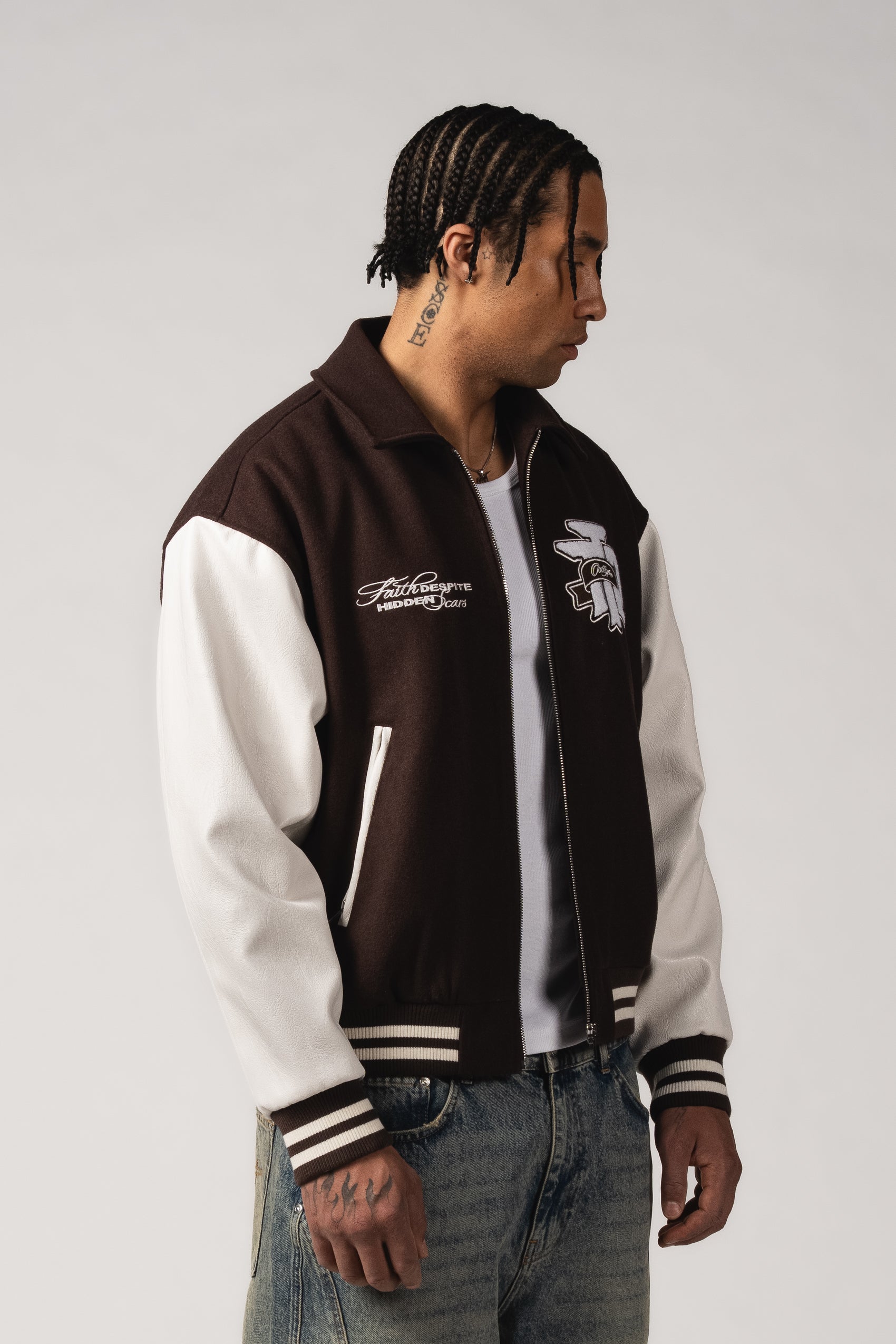 "Faith & Scars" Varsity Jacket