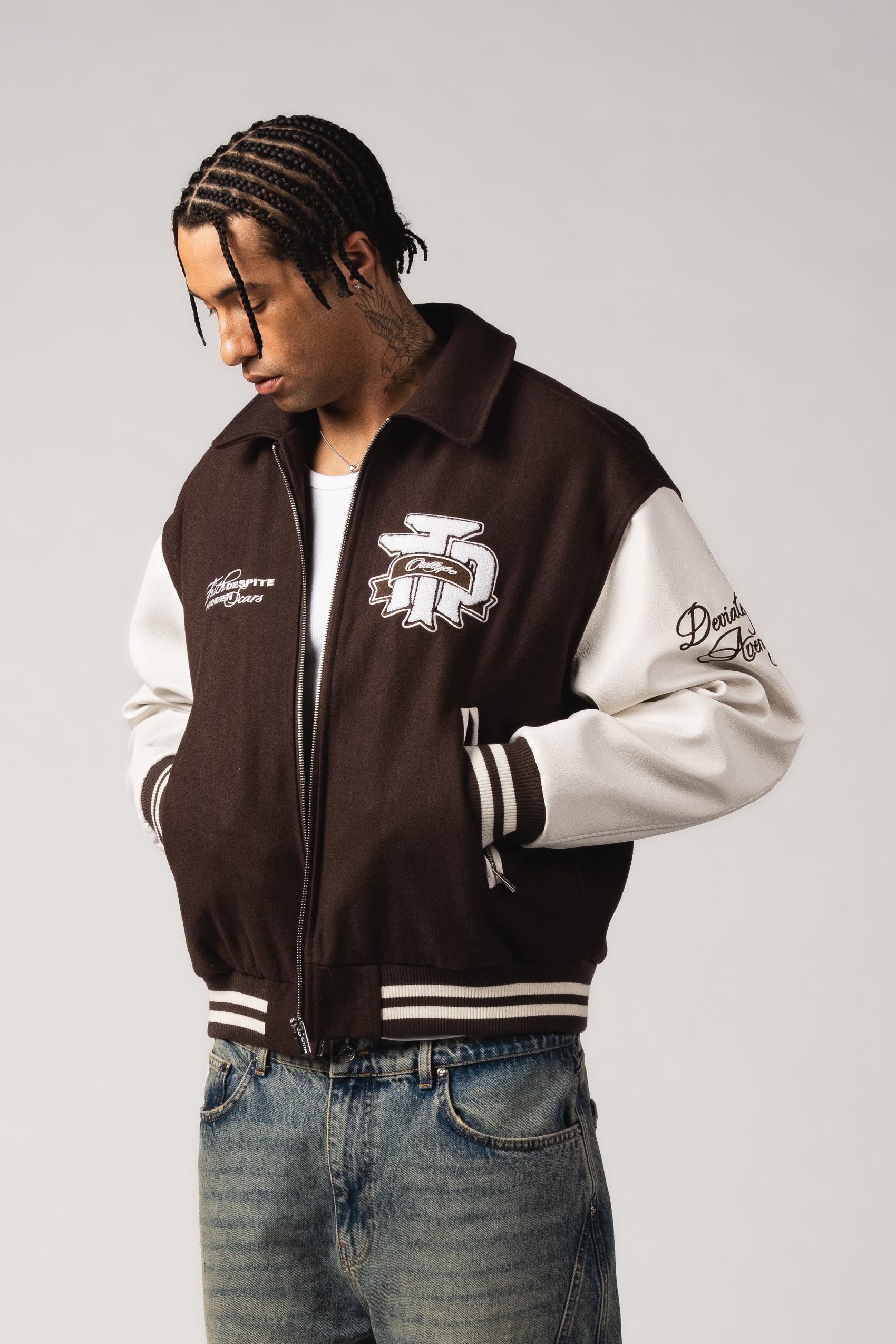 "Faith & Scars" Varsity Jacket