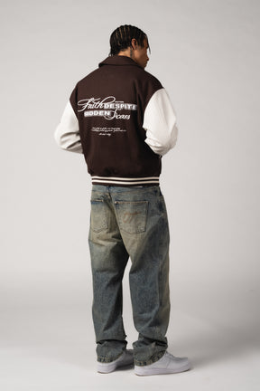 "Faith & Scars" Varsity Jacket