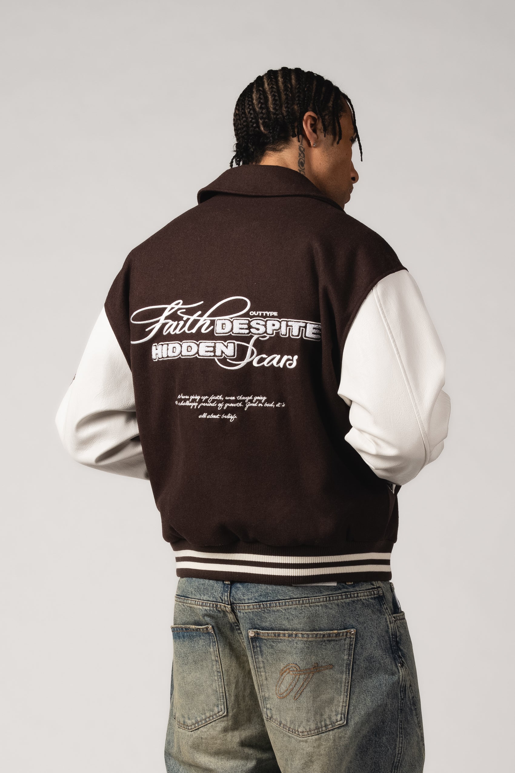 "Faith & Scars" Varsity Jacket