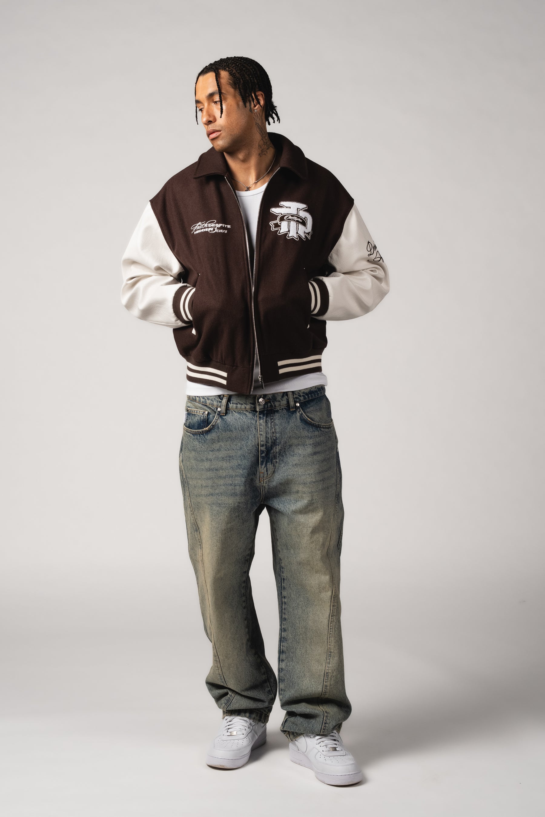 "Faith & Scars" Varsity Jacket