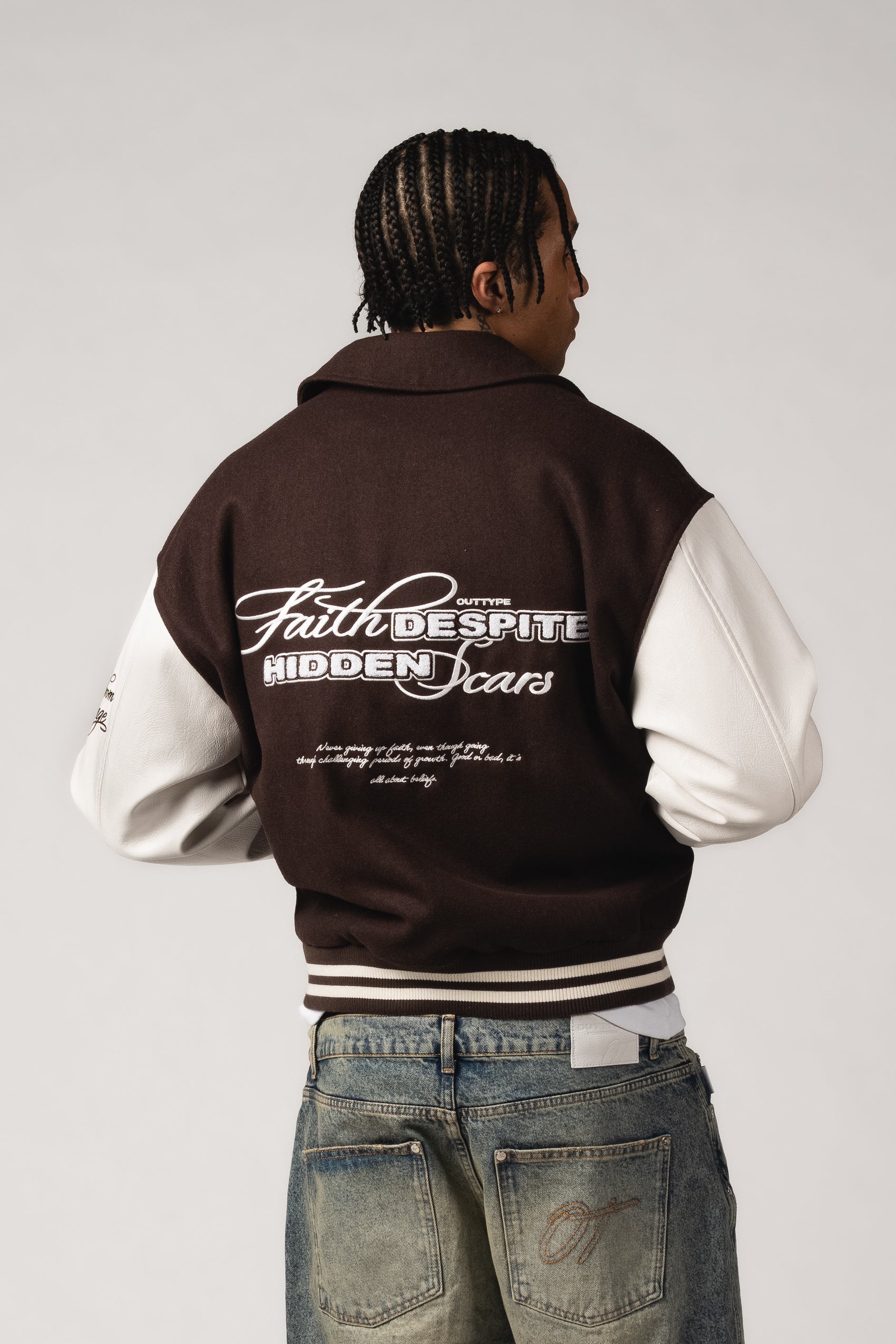 "Faith & Scars" Varsity Jacket