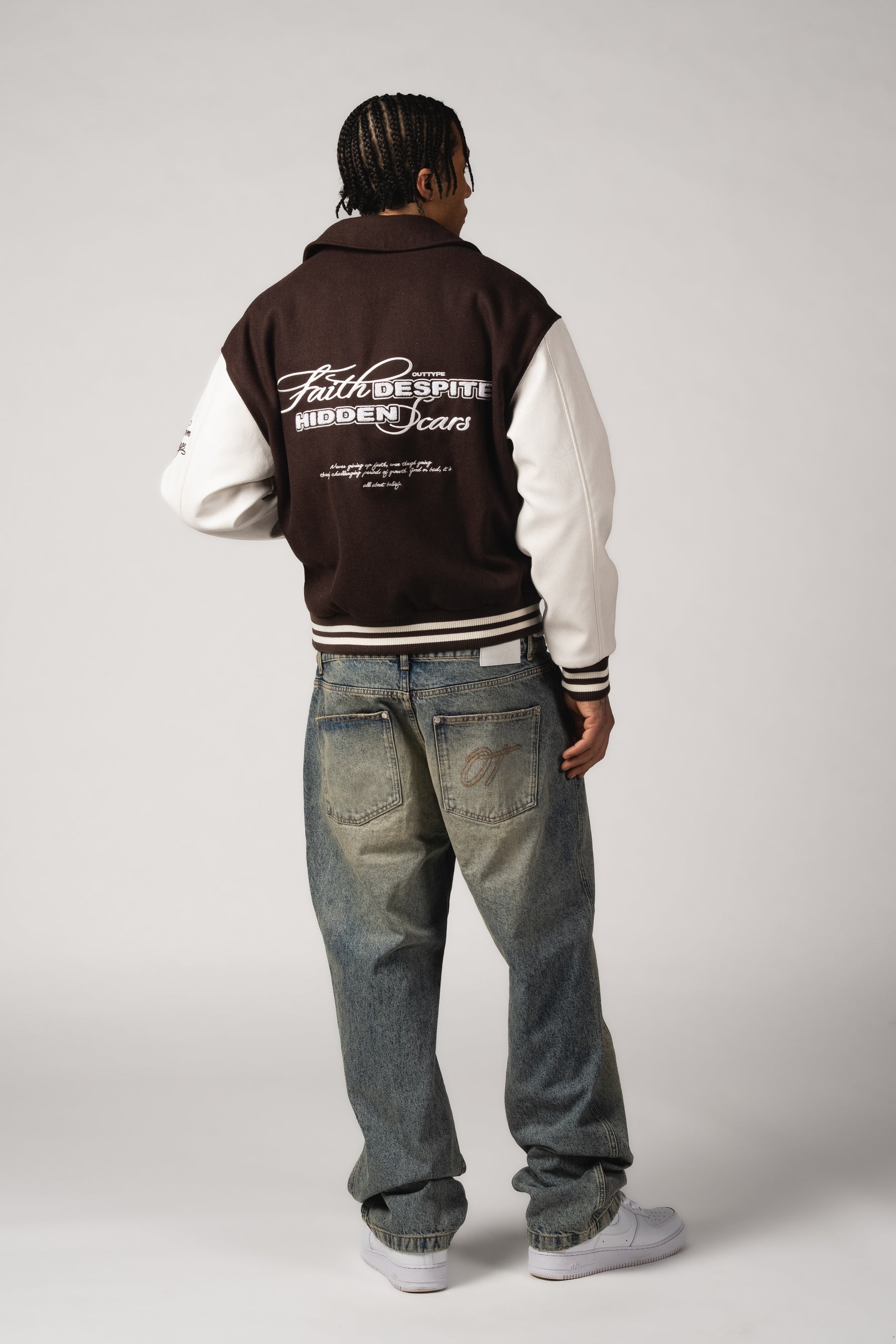 "Faith & Scars" Varsity Jacket