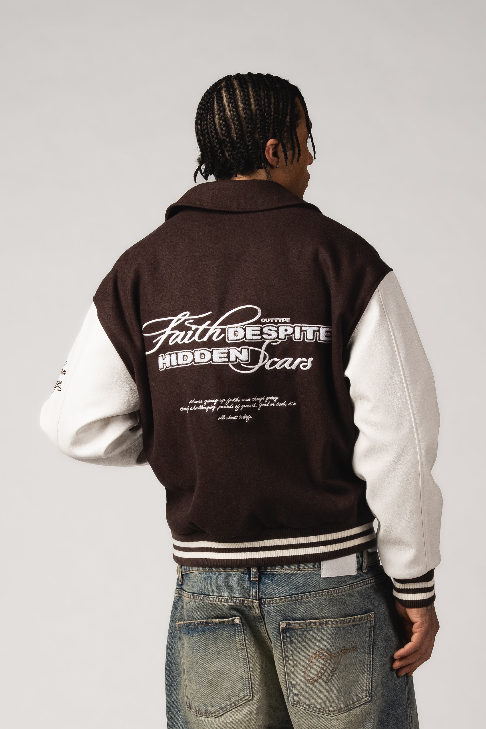 "Faith & Scars" Varsity Jacket