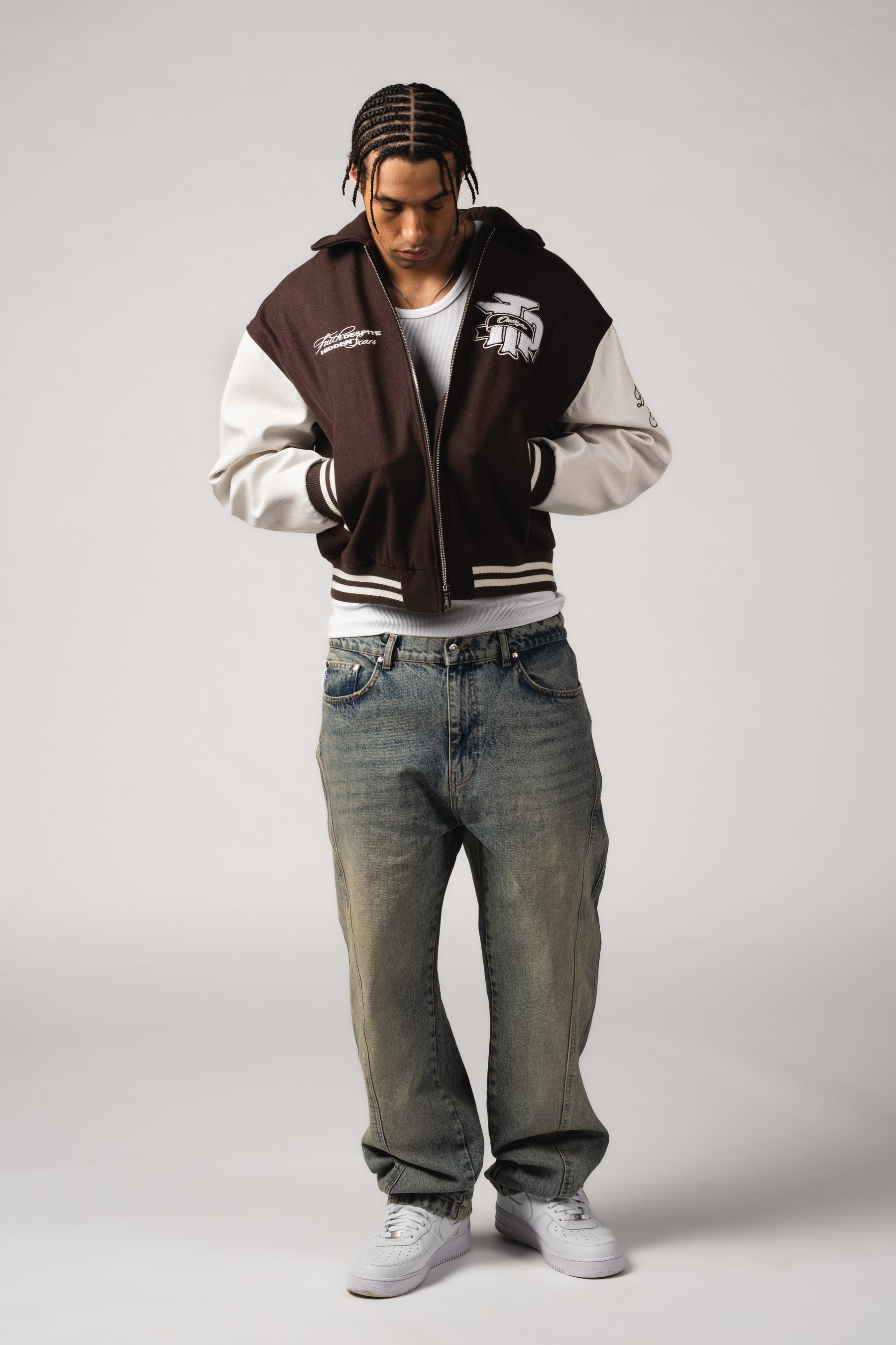 "Faith & Scars" Varsity Jacket