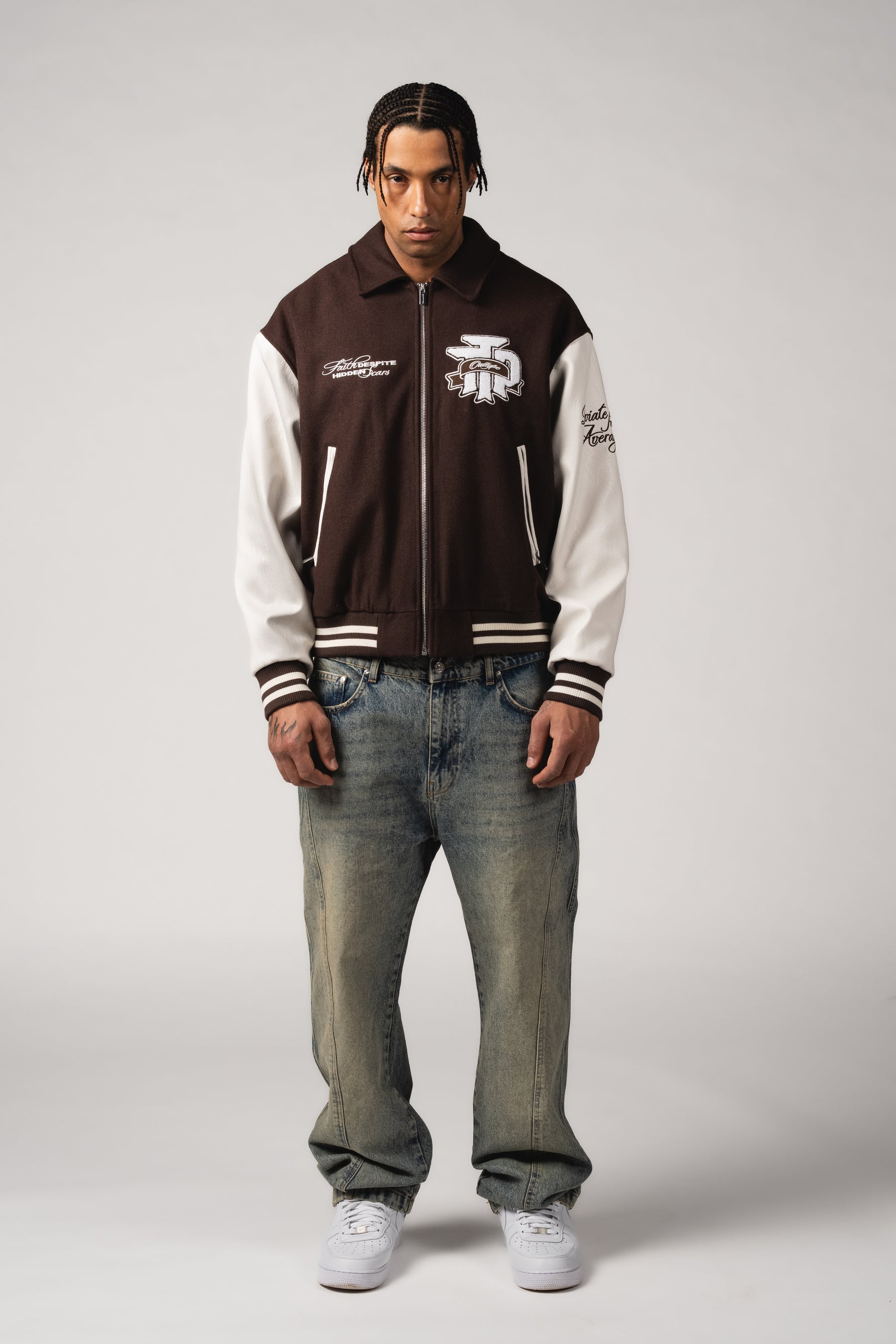"Faith & Scars" Varsity Jacket