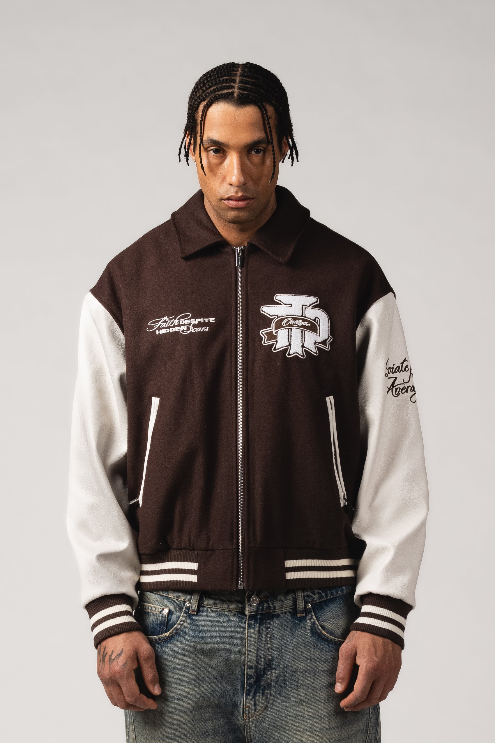 "Faith & Scars" Varsity Jacket
