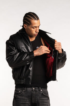 SIGNATURE LEATHER JACKET