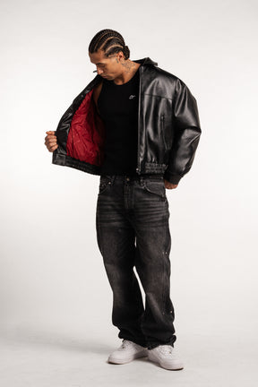 SIGNATURE LEATHER JACKET