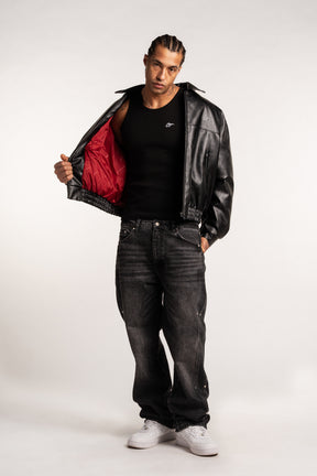 SIGNATURE LEATHER JACKET