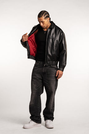 SIGNATURE LEATHER JACKET