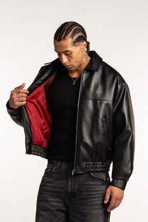 SIGNATURE LEATHER JACKET