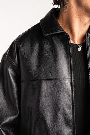 SIGNATURE LEATHER JACKET