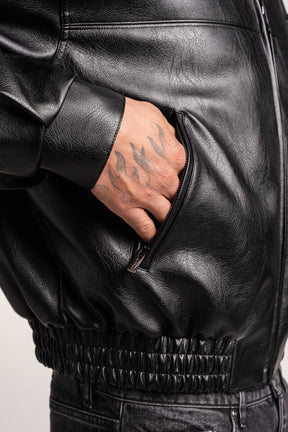 SIGNATURE LEATHER JACKET