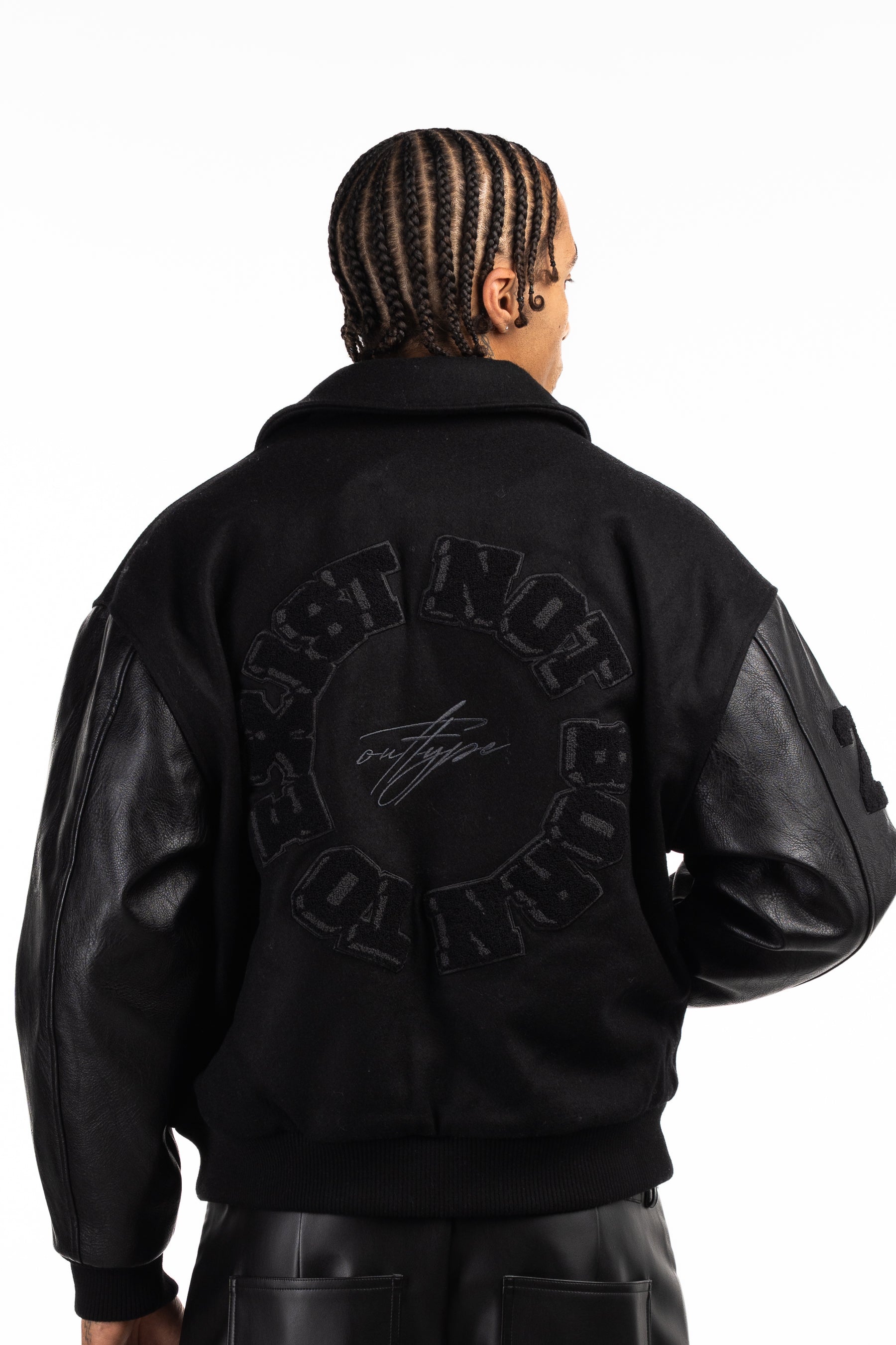 All Black Varsity Jacket