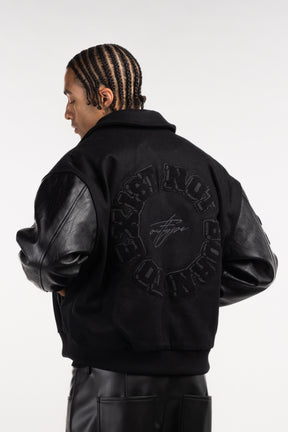 All Black Varsity Jacket