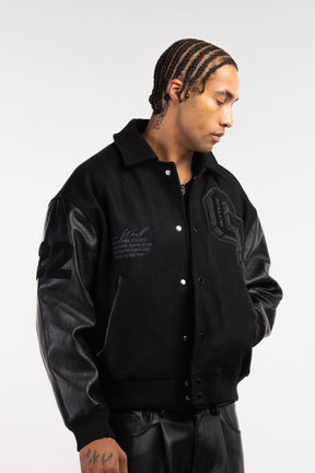 All Black Varsity Jacket