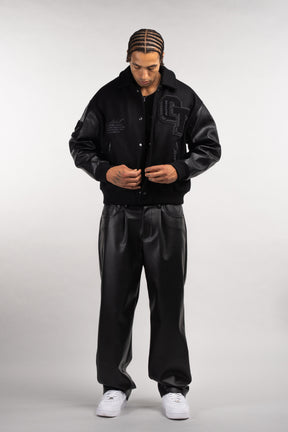All Black Varsity Jacket