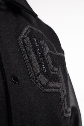 All Black Varsity Jacket