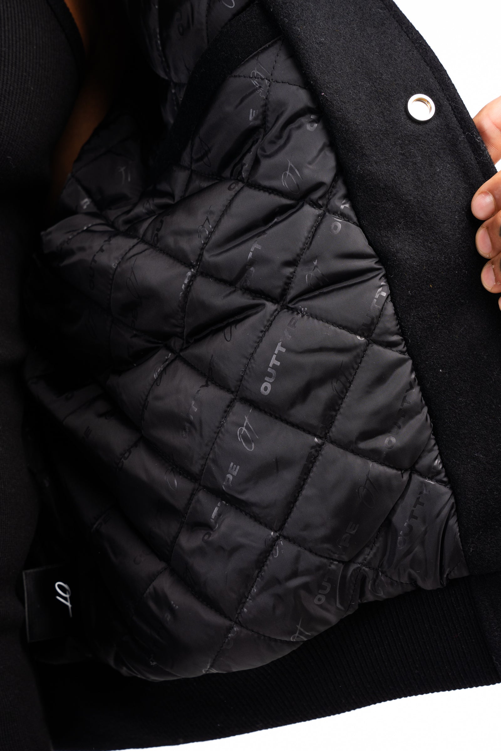 All Black Varsity Jacket