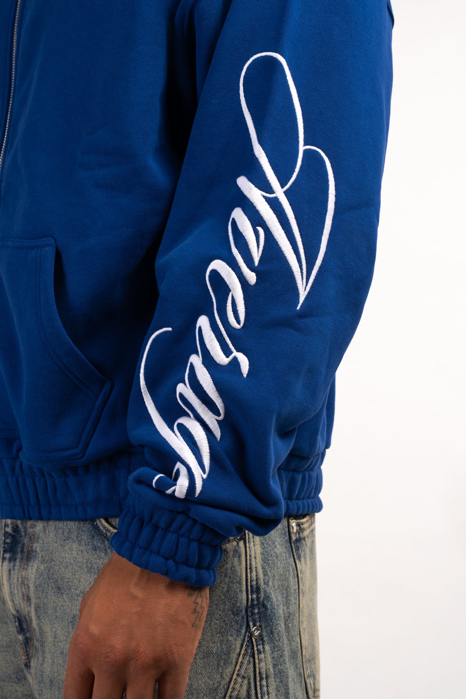 EMBROIDERY ZIPP HOODIE