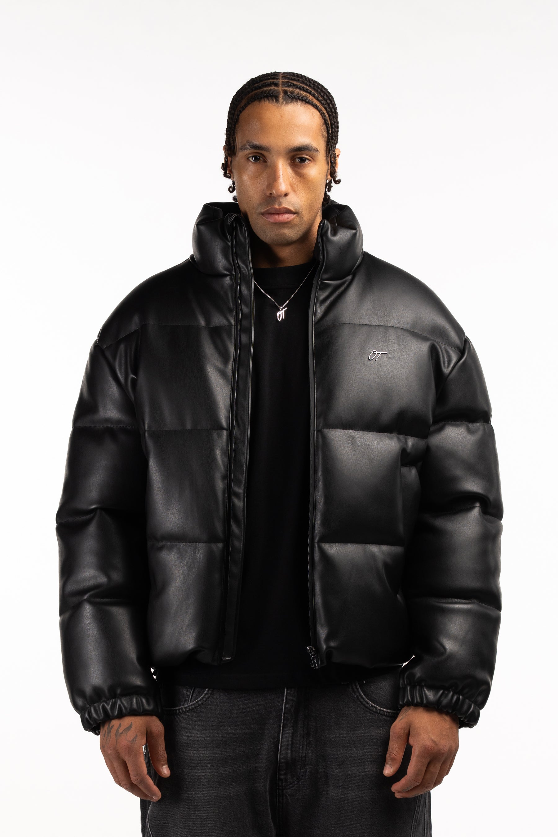 PUFFER LEATHER JACKET V2