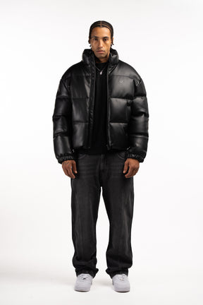 PUFFER LEATHER JACKET V2